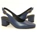 Slingback 23658 Couro Marinho