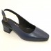 Slingback 23658 Couro Marinho