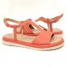 Flatform Papete 24103 Couro Laranja Coral