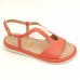 Flatform Papete 24103 Couro Laranja Coral