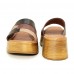 Flatform 24200 Couro Café e Cores