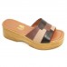 Flatform 24200 Couro Café e Cores