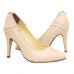 Scarpin 24608 em couro Nude