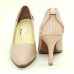 Scarpin 24608 em couro Bege