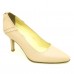 Scarpin 24608 em couro Bege